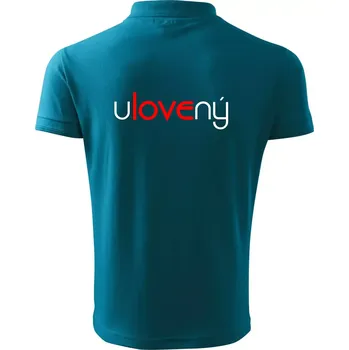 Pánská košile Ulovená a ulovený - Polokošile pánská Pique Polo 203 - 5XL ( Tmavý tyrkys )