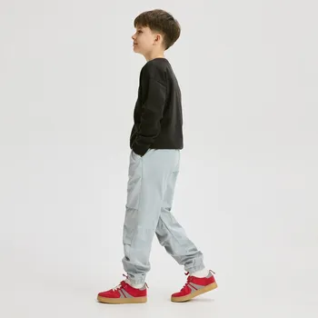 Reserved - Bavlněné jogger kalhoty - světle šedá - 109BF-09X - 109BF-09X-128-2