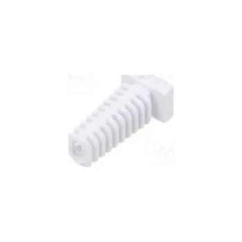 Vývodka elastomer bílá Tl.panelu max.2,2mm L 25mm