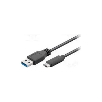 Datový kabel Kabel USB 3.0,USB 3.1 USB A vidlice, USB C vidlice 2m černá