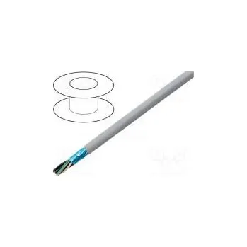 elektrický kabel Vodič EcoCable Mini 4x2x22AWG fólie Al-PET MPPE tmavě šedá