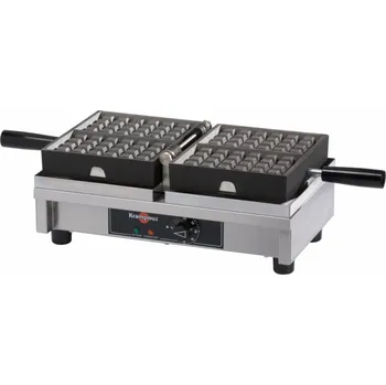 Vaflovač Vaflovač elektrický Krampouz EasyClean, sklopný 180°, madlo I, 3x5 Brusel