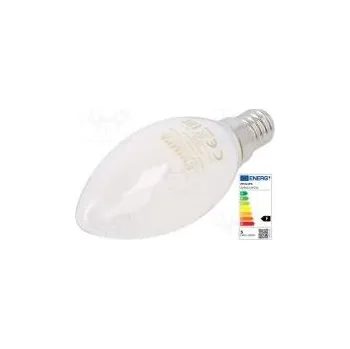 Žárovka Žárovka LED teple bílá E14 230VAC 470lm P 4,3W 2700K