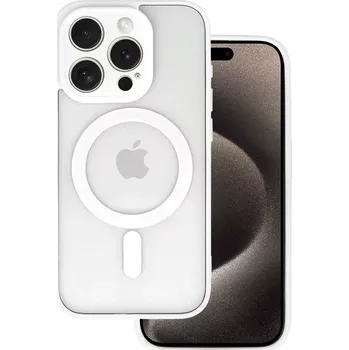 Pouzdro na mobilní telefon Pouzdro Acrylic MAGSAFE Case iPhone 12 Bílé