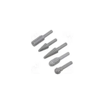 Vrták Rotační pilník Vrták do kovu 6mm 5ks