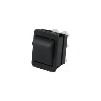 vypínač ROCKER DPDT pol 2 ON-(ON) 16A/250VAC černá není Těleso černá