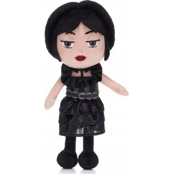 plyšák Plyšová hračka Wednesday – černé šaty (32 cm)