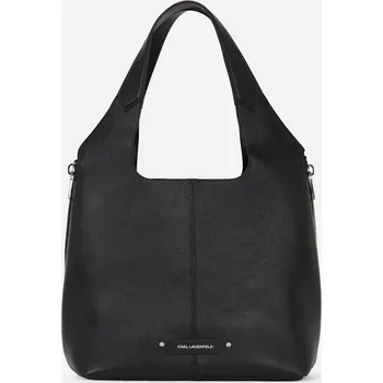 Kabelka KABELKA KARL LAGERFELD K/HARDWARE MD TOTE BLACK-NICKEL
