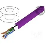 Vodič F/UTP 6 drát Cu 4x2x23AWG LSZH fialová 6mm CPR Dca