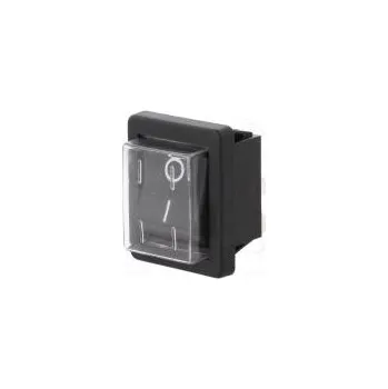 vypínač ROCKER DPST pol 2 OFF-ON 16A/250VAC černá není Těleso černá