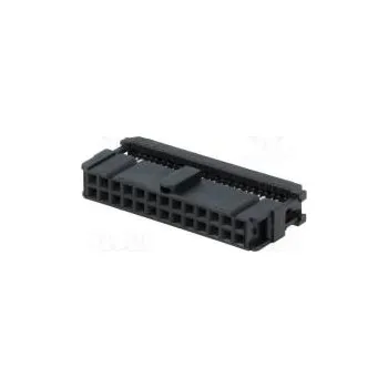 Elektrický konektor Plug IDC female PIN 26 IDC for ribbon cable 1.27mm black
