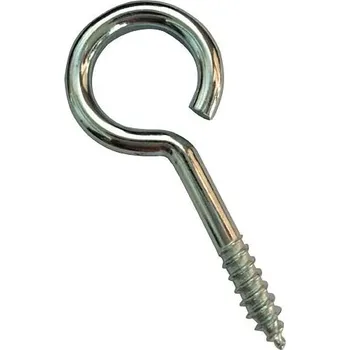 Okenní klika Očko na hák okna Povrch: Zinek bílý