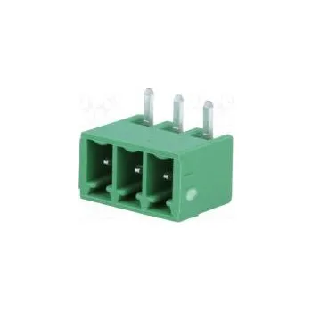 Rozpojovací svorkovnice 3,81mm póly 3 úhlové 90° zásuvka