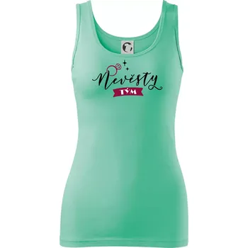 Dámské tričko Nevěsty tým prsten - Dámské tílko - XS ( Mátová )