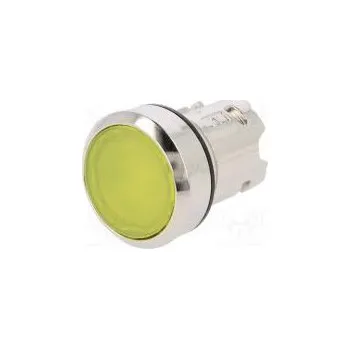 vypínač Přepínač tlačítkový Stab.pol 1 22mm žlutá IP67 pol 2 Ø22mm