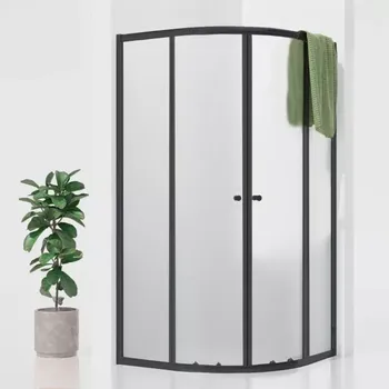 POINT BLACK 90x90 Grape Čtvrtkruhová sprchová zástěna