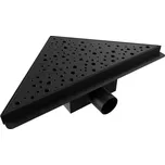 B-TRIANGL 25 Black Odtoková vpusť rohová