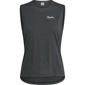 Pánské tričko Rapha Women's Trail Tank - black/light grey M