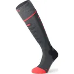 Lenz Heat Sock 5.1 Toe Cap Slim Fit - grey/red 42-44