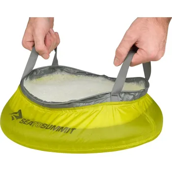 Svačinový box Sea To Summit Ultra-Sil Kitchen Sink 10 Litre - lime/grey uni