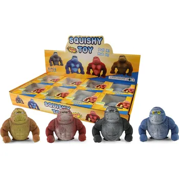 Dětské zboží Antistresová mačkací figurka gorila různé barvy