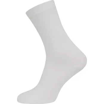 Dámské ponožky Hladké bílé ponožky s lycrou Hoza H003 velikost 26-28