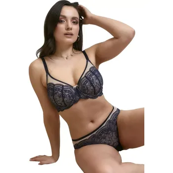 Podprsenka Sexy bardotka Triola 26851 noční modř velikost 85E