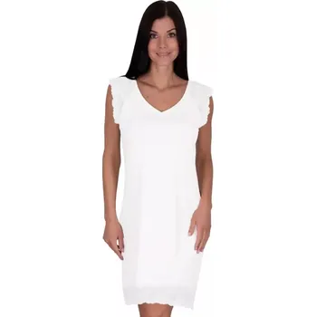 Dámská noční košile Babella noční košilka s krajkou Naomi cream velikost M