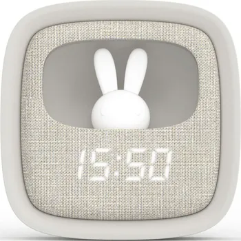 Budík MOB Billy Clock and light - grey