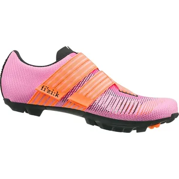 Pánské cyklistické tretry Fizik Vento Powerstrap Aeroweave X - Coral/Orange 41