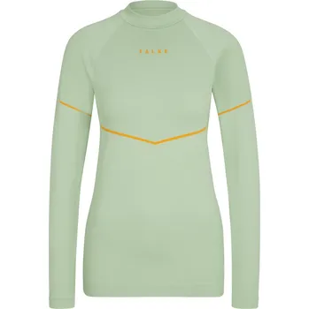 Falke Women long sleeve Shirt Maximum Warm - quiet green XS