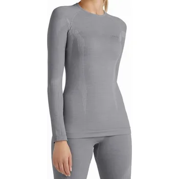 Falke Women long sleeve Shirt Wool-Tech - grey-heather L