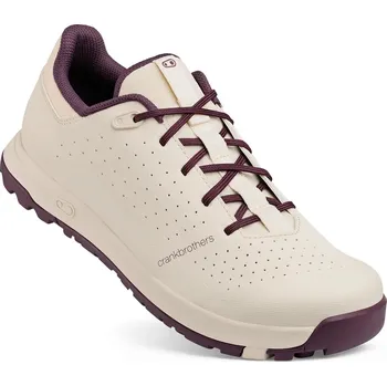 Pánské cyklistické tretry Crankbrothers Mallet Trail Lace - White/Purple