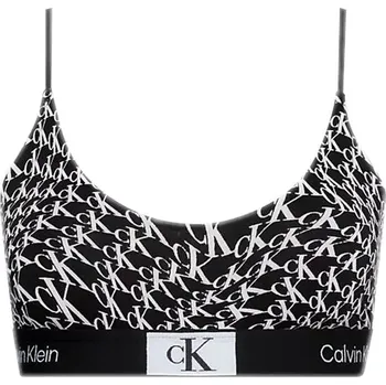 Podprsenka Calvin Klein String Bralette Ck96 QF7216E černobílá velikost L
