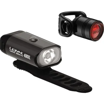 Cyklosvítilna Lezyne Mini Drive 400 / Femto Drive Pair Black/Hi Gloss uni