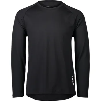 cyklistický dres POC Essential DH LS Jersey - carbon black S