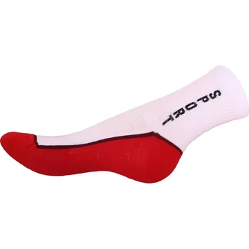 Dámské ponožky Ponožky Gapo Sporting Sport bíločervená velikost 25-26