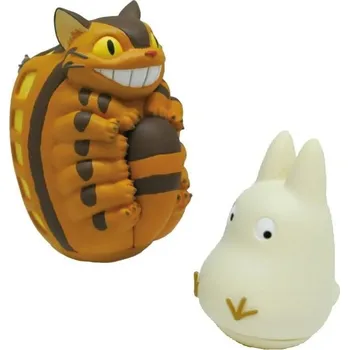 Dekorace do dětského pokoje Maison Ghibli Round Bottomed Figurines Small Totoro & Catbus - My Neighbor Totoro