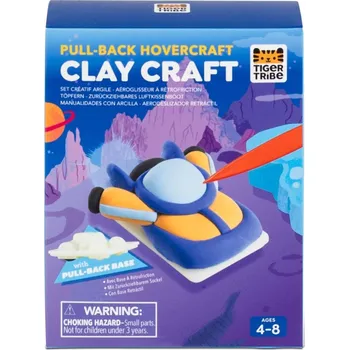 kreativní sada Tiger Tribe Clay Craft - Pull Back Hovercraft