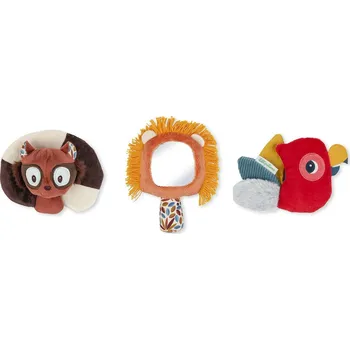 plyšák Lilliputiens - senzorická sada - lev Jack