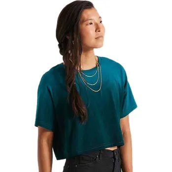 Pánské tričko Specialized Women's Crop Tee SS - tropical teal spray L