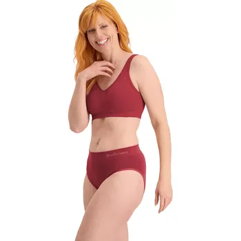 Kalhotky Bezešvé kalhotky z bambusu Bamboo basics Belle burgundy velikost L-42/44