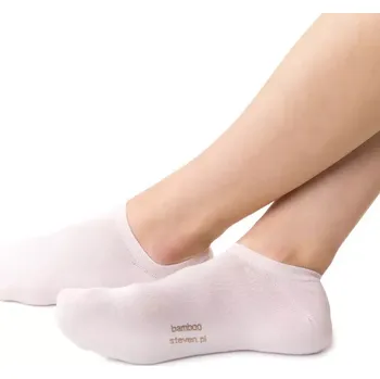 Dámské ponožky Kotníčkové ponožky Steven s bambusem 094 pudr velikost 35-37