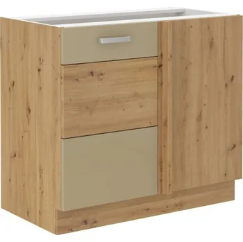 Stolarz-Lempert Kuchyňská skříňka Artisan cappucino lesk - dolní rohová maskovnice 105 ND 1F