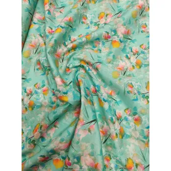 Popelín kvítka na mintu