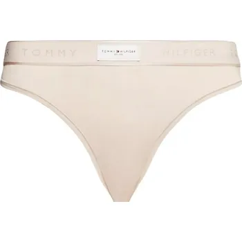 Kalhotky Dámská tanga Tommy Hilfiger bikini UW0UW04812 mocca velikost L-42/44