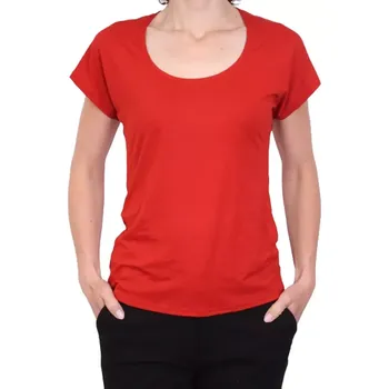 Dámské tričko Dámské tričko Babell Inea s krátkým rukávem rubin velikost XL
