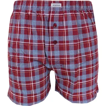 Trenýrky Bavlněné trenkoslipy pro muže Andrie PS 5659 bordo velikost M-46/48