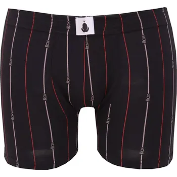 Černé pruhované pánské boxerky s modalem Frox M 1401 velikost XL-54/56