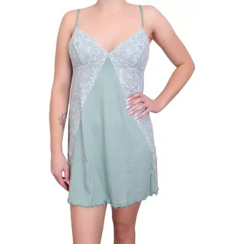 Dámská noční košile Noční svůdná košilka Follia Intimo Mandy akvamarín velikost L